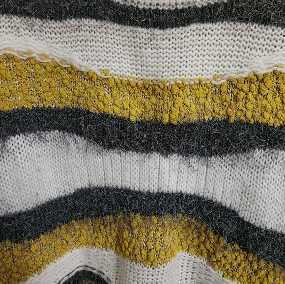 EUC! RBL Striped, Fuzzy Knit Sweater - Picture 4 of 5